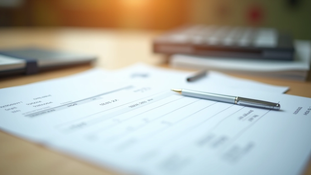 Srovnání papírové faktury a digitální dokumentace na displeji počítače