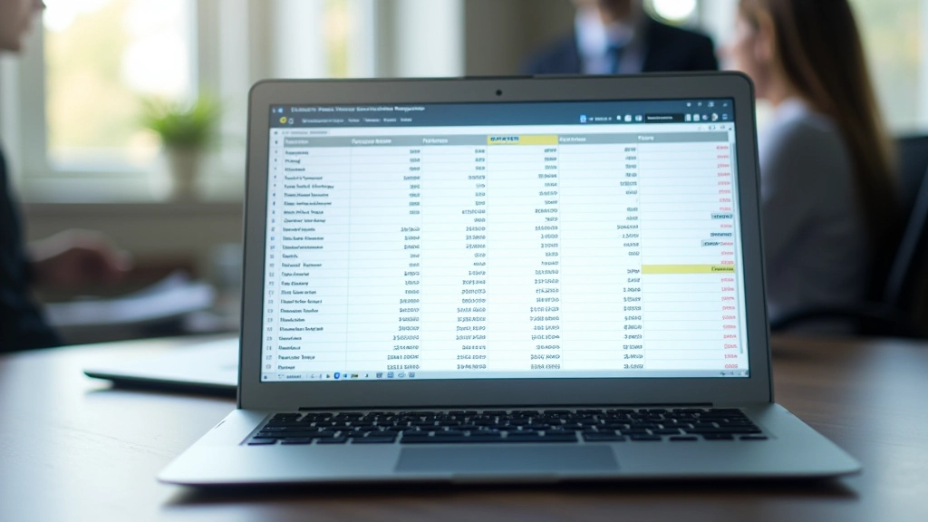 Tabulka v aplikaci Excel nebo Google Sheets s příjmy a výdaji, barevně rozlišené řádky