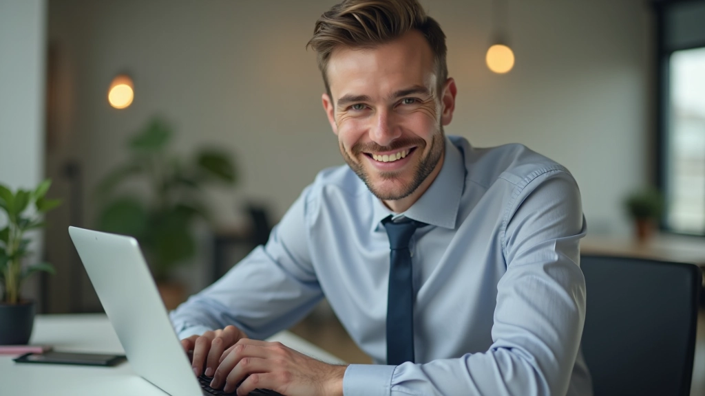 Profesionální poradce s notebookem pomáhá samozáměstnanému muži s účetnictvím